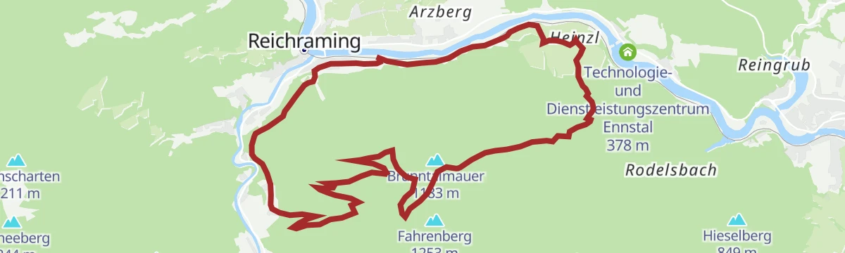 Route map: L4 Habichler Trail